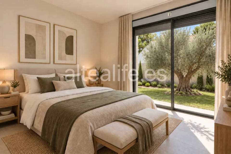 Villa de Obra Nueva en la Nucía con Piscina Privada y Vistas al Mar (9/30)