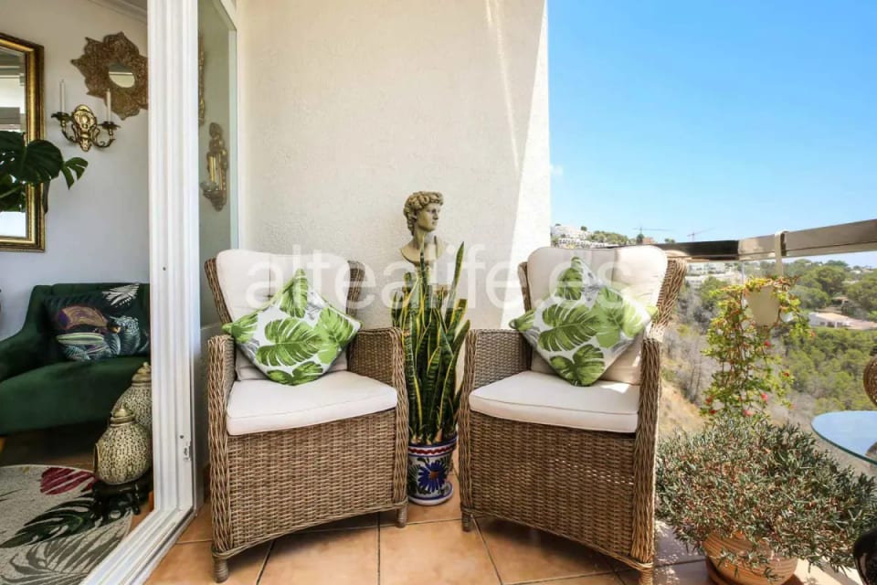 Apartamento con Vistas al Mar en Sierra de Altea, Terraza 44 m², Garaje y Piscina (7/30)