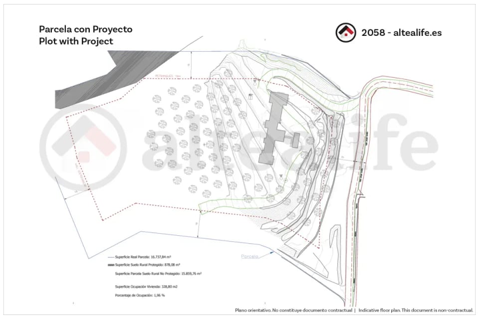 Parcela rústica con proyecto y licencia en Altea (23/28)