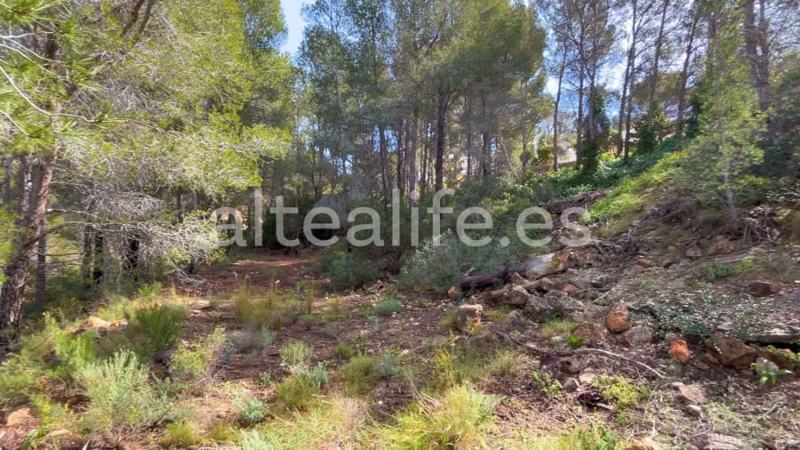 Parcela Urbana de 1230 m2 en la zona de Sierra de Altea (8/19)