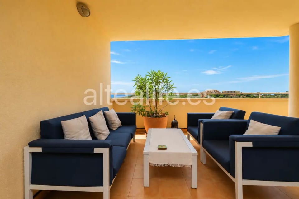 Apartamento con Terraza, Vistas al Mar y Piscina en Balcón de Altea Hills (7/30)