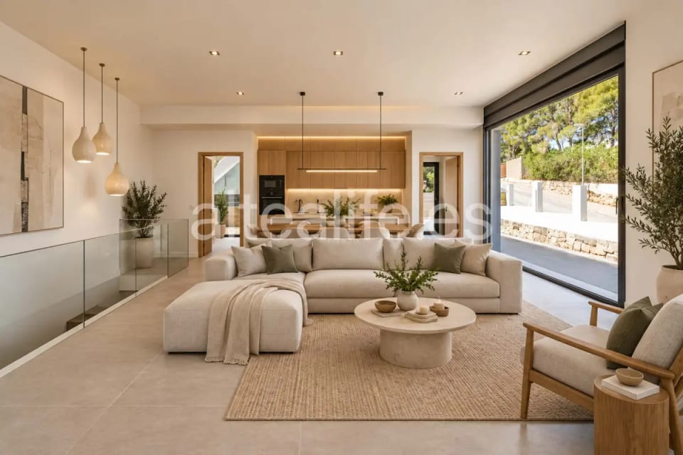 Villa de Obra Nueva en la Nucía con Piscina Privada y Vistas al Mar (5/30)