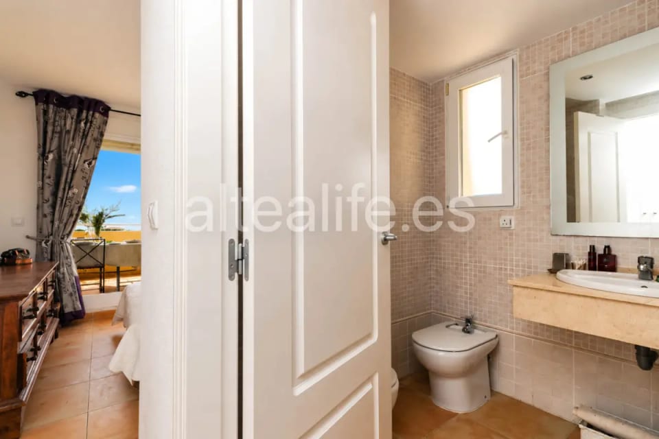 Apartamento con Terraza, Vistas al Mar y Piscina en Balcón de Altea Hills (22/30)