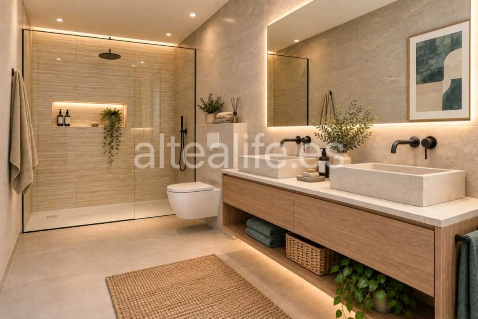 Villa de Obra Nueva en la Nucía con Piscina Privada y Vistas al Mar (14/30)