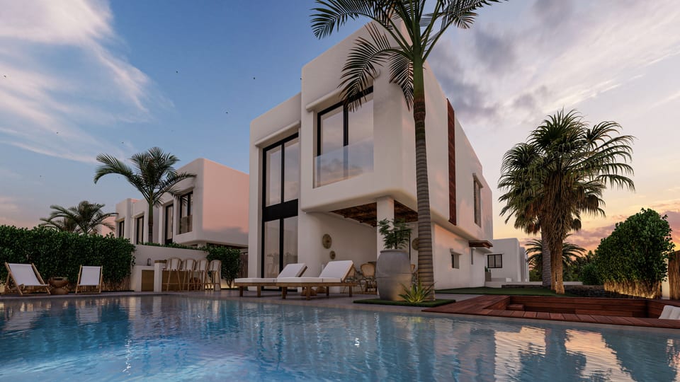 10 new Ibiza houses under construction in Albir (6/14)