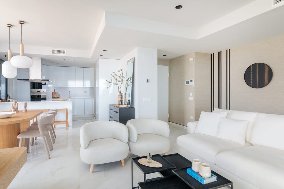 Penthouse with panoramic views –  2 minutes walk from Poniente Beach (9/15)