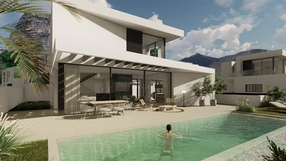 Luxury villas with sea- and mountain views (6/15)
