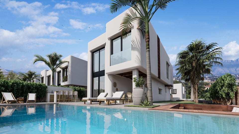 10 new Ibiza houses under construction in Albir (8/14)