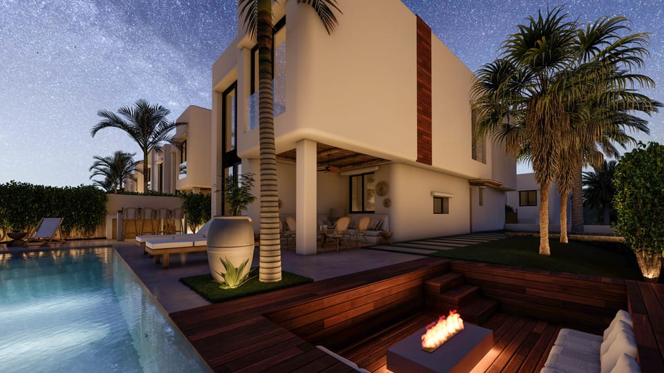 10 new Ibiza houses under construction in Albir (7/14)
