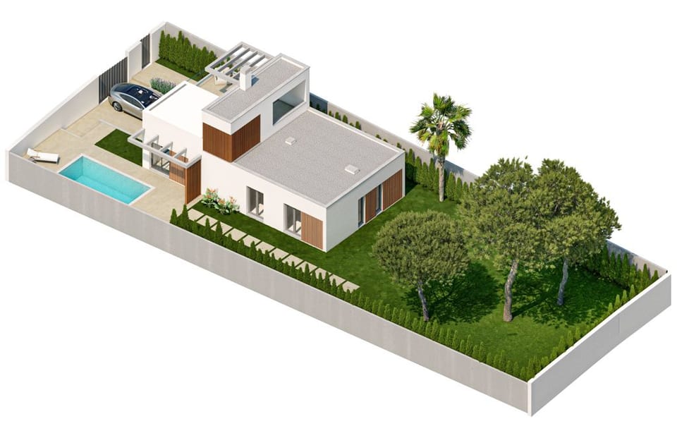 New modern villas with sea views KEY READY! (12/15)