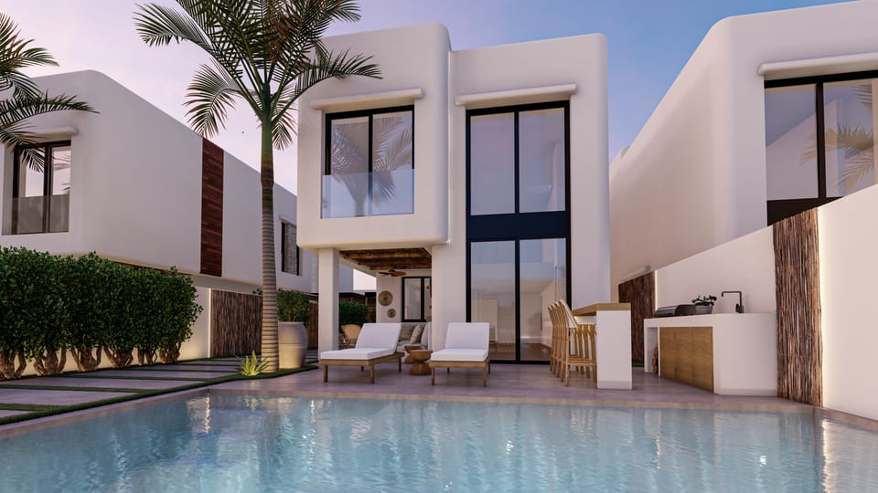 10 new Ibiza houses under construction in Albir (12/14)