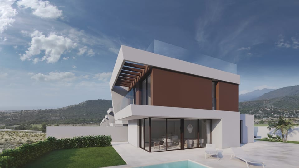 Golf villas with sea views (8/15)